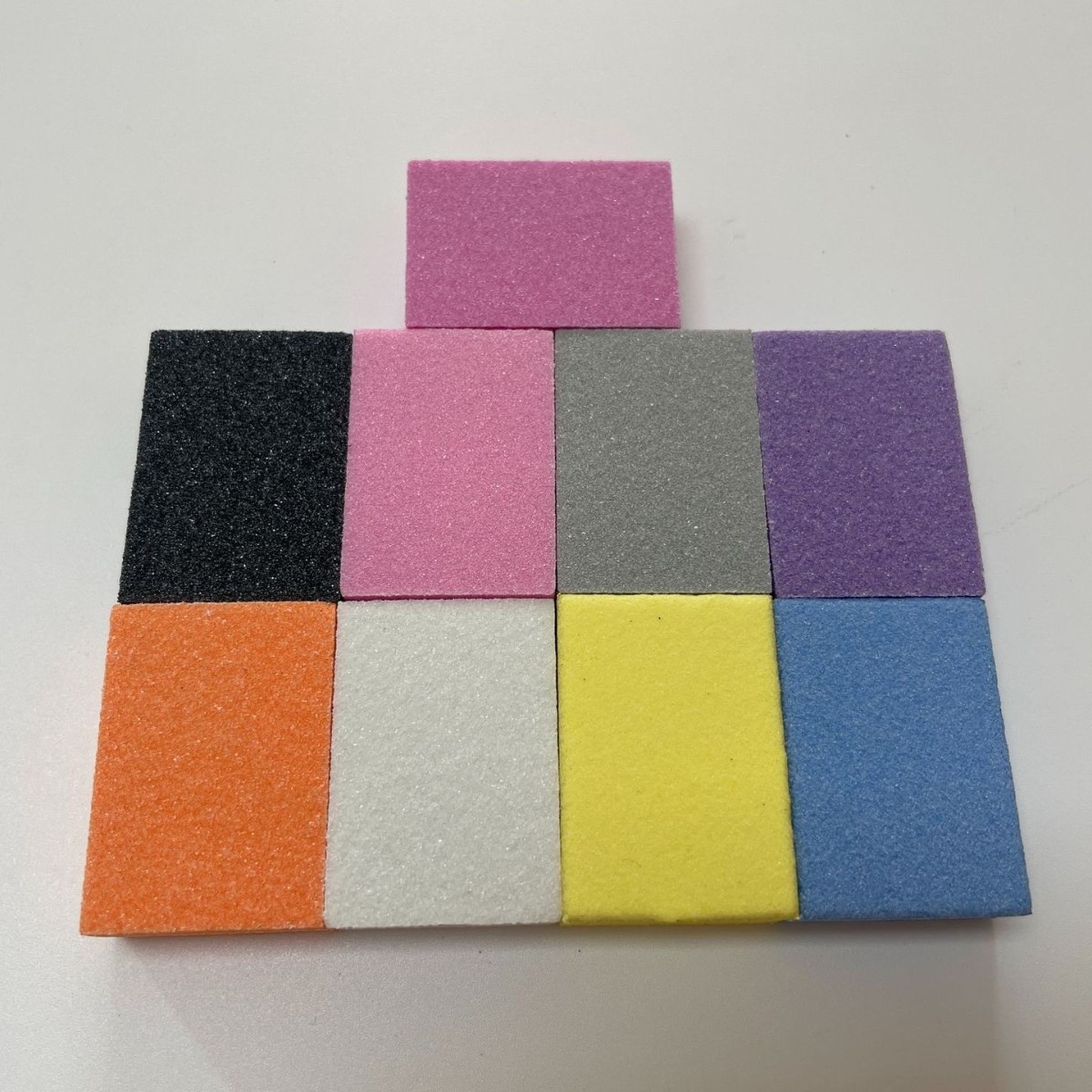 Mini Manicure Small Square Nail File Tofu Block Nail File Sponge Double-Sided Nail Polishing Strip