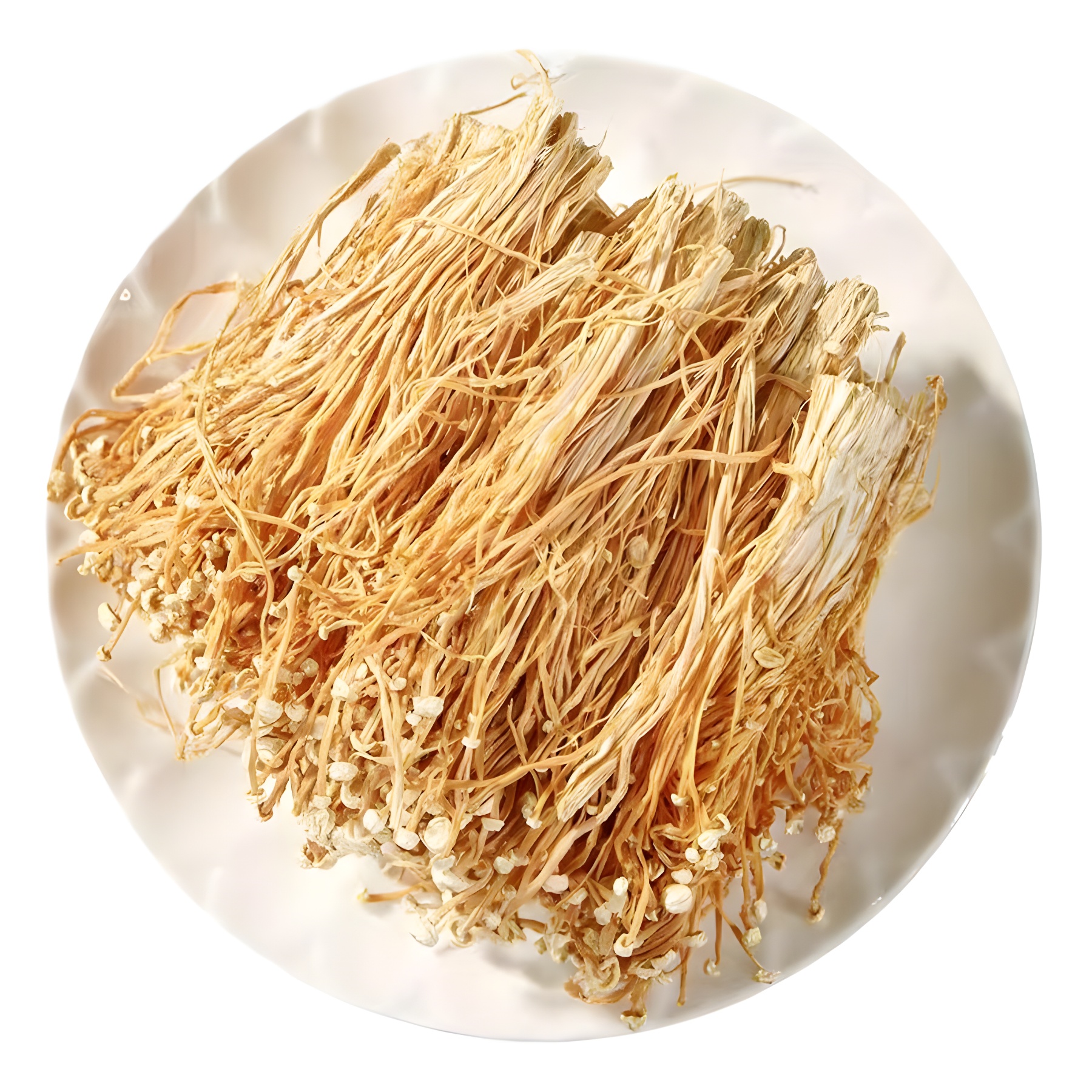 Gutian Farm Dried Enoki Mushrooms with Cut Stems, Unopened White Enoki 500g Free Shipping, Mushrooms, Fujian Local Specialty for Consumption