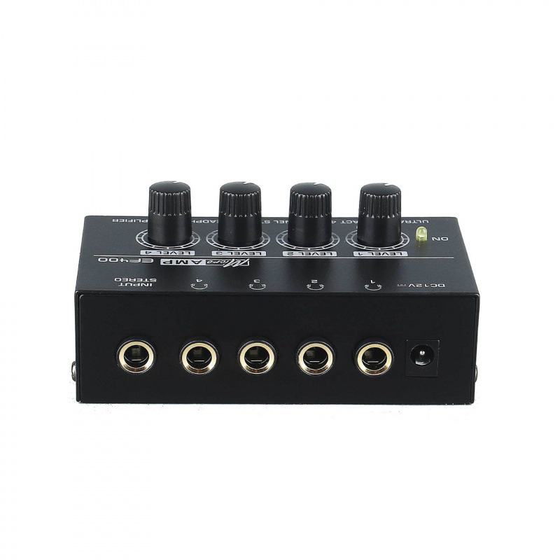 Foreign Trade Mini Recording Studio Headphone Amplifier 4-Way Monitoring Headphone Amplifier Headphone Amplifier