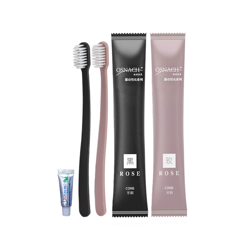 Hotel Wholesale Dental Toothpaste Set Homestay Toiletries Soft Hair Toothbrush Star Hotel Disposable Toothbrush