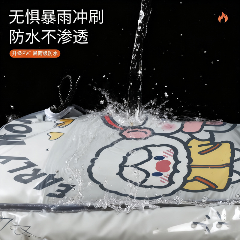 Winter Pvc Waterproof Integrated Electric Vehicle Handlebar Cover Motorcycle Thickeneded Velvet Windproof and Cold-Proof Cotton Cycling Handlebar Gloves