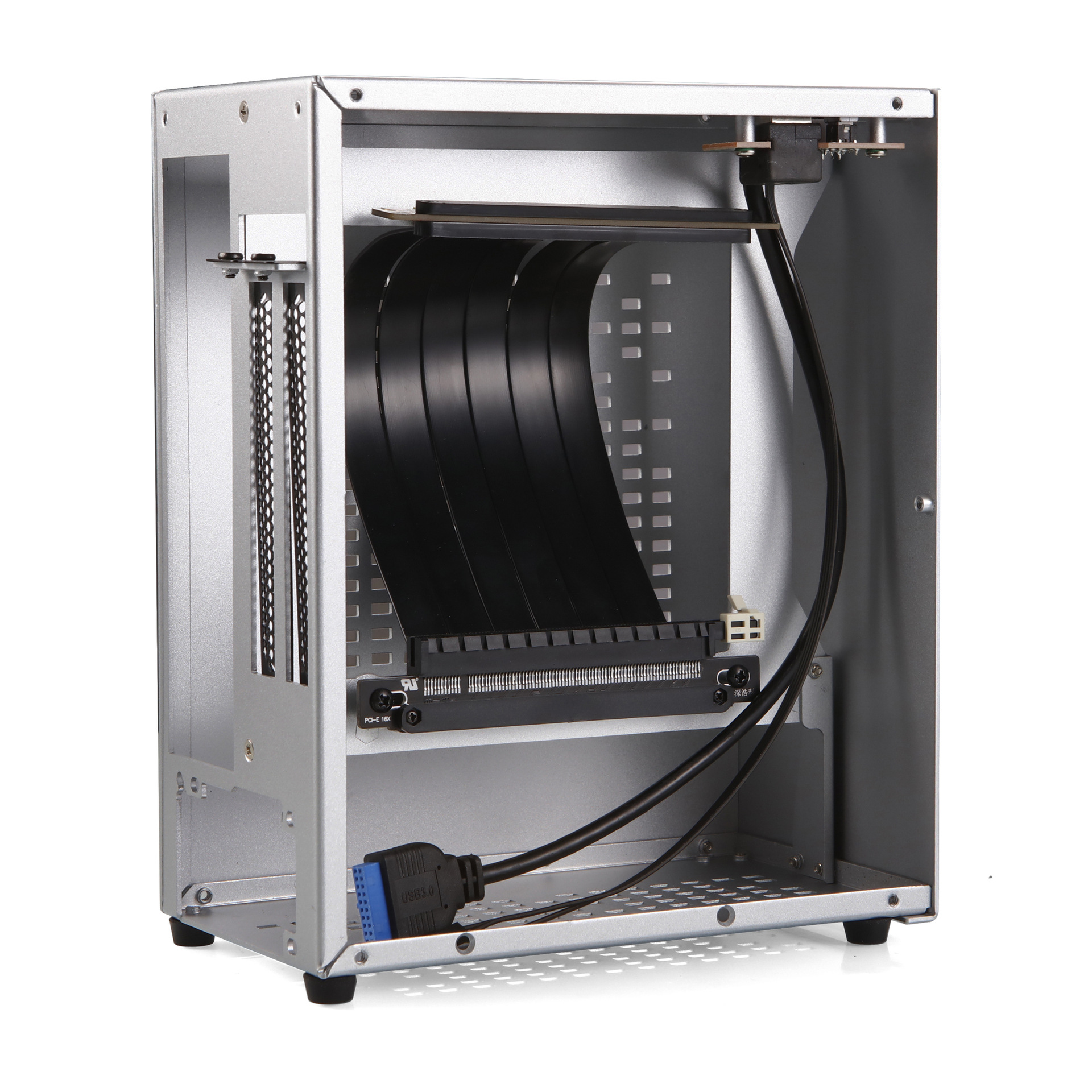 SKTC star Kaitian A07 desktop MINI ITX game independent graphics card all aluminum chassis support small 1U power supply