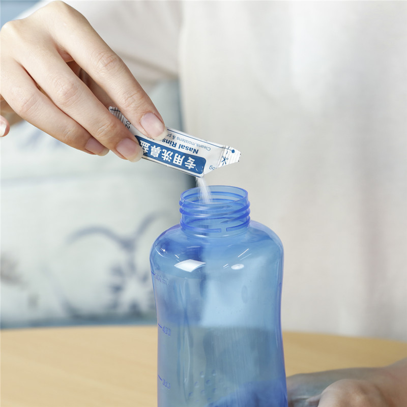 Nasal Irrigator Nasal Pot Adult Children Manual Nasal Irrigator Nose Nasal Saline Cleaning Medical 300ml