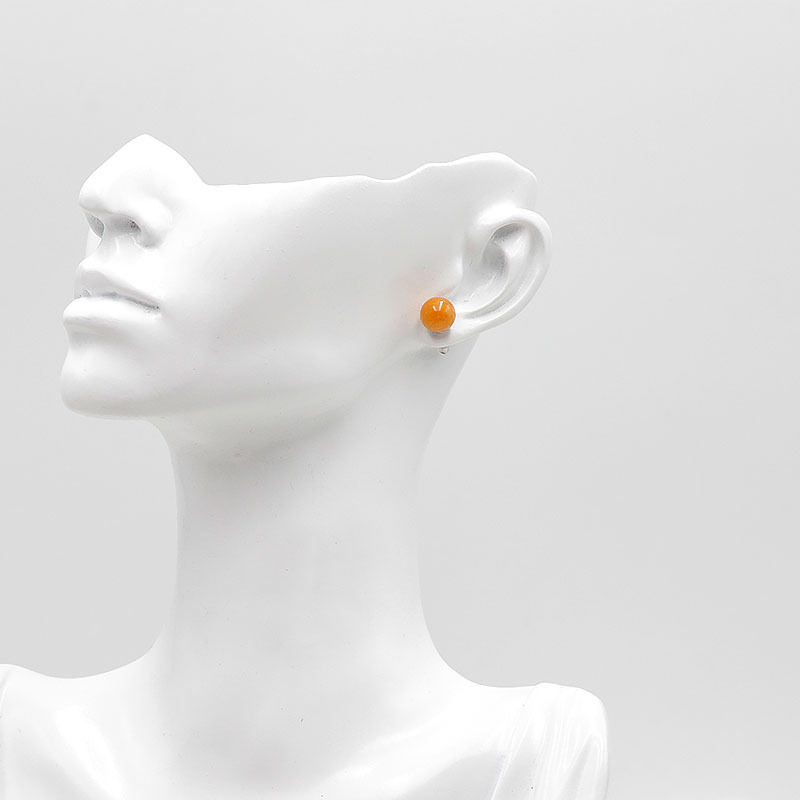 Natural Stone Crystal Agate Earrings Amethyst Beads Retro Women's Fashionable Earrings Cross-Border Exclusive Supply