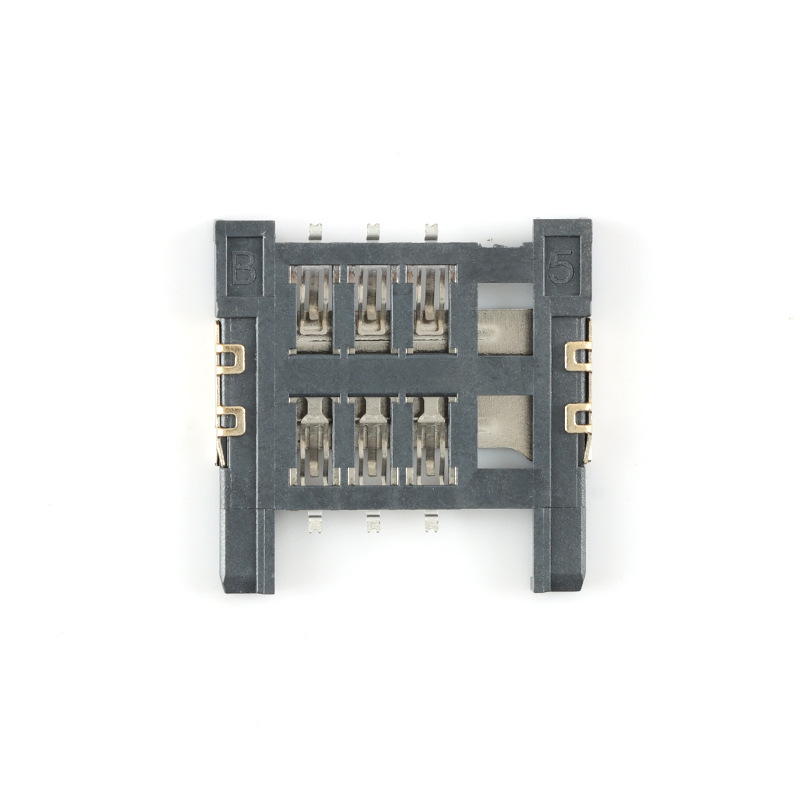 Sim-Klb-07D-1.5H-Pull-Out Patch Mini Mobile Phone Communication Sim Card Holder with High Temperature Resistance