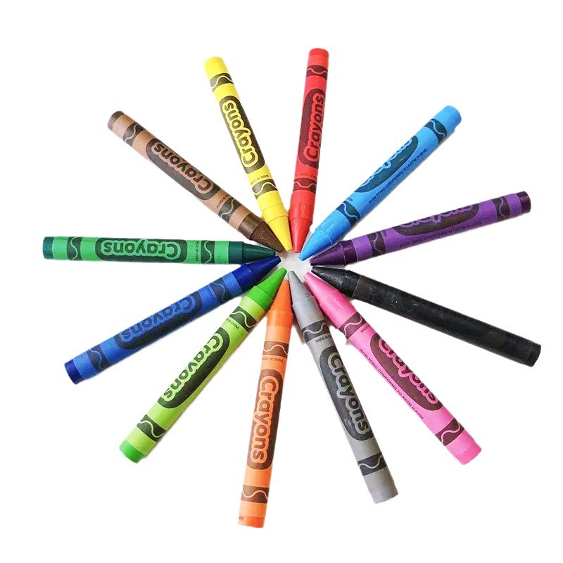 Crayon 6 color 8 color 12 color 24 color 36 color boxed graffiti oil painting stick color painting children's art supplies bulk