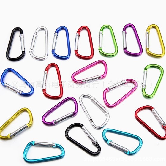 Пряжка №5 цветной алюминиевый сплав альпинистская пряжка для рюкзака чайника быстрое подвешивание многофункциональная D-образная пряжка для скалолазания