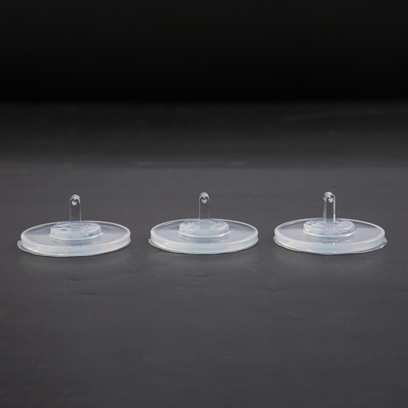 Transparent Suction Cup Hook with Strong Suction for Home Kitchen and Bathroom Storage Rack, Suction Cup Type, No-Drill Adhesive Wall Mount for Household Use