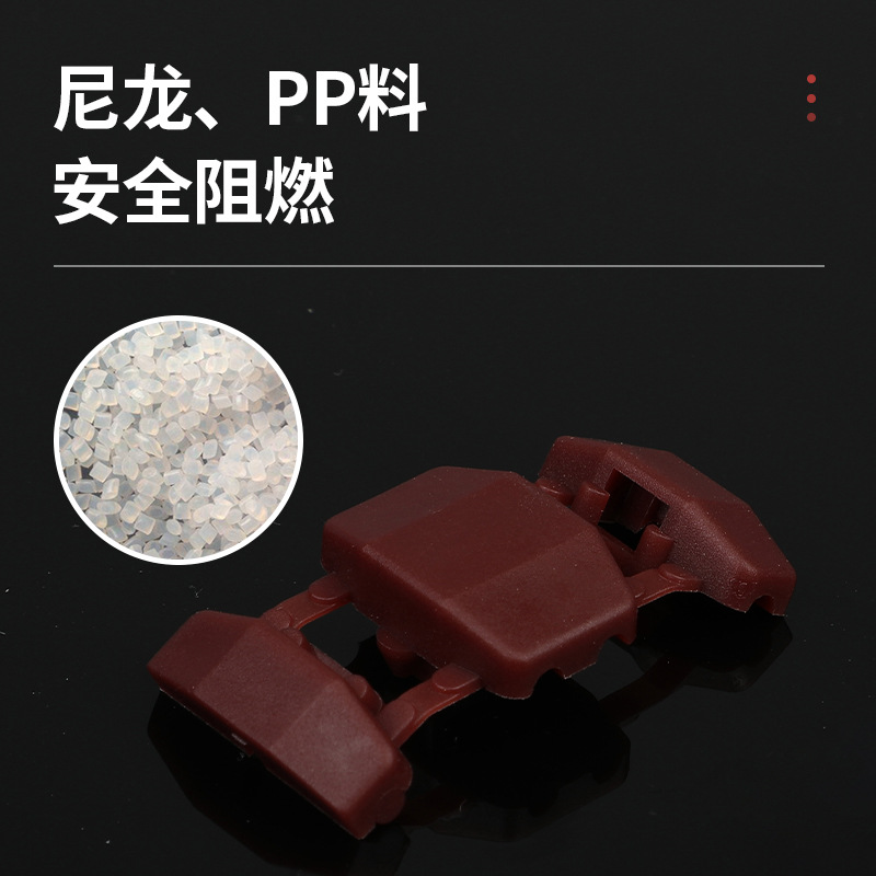 Double-button wire clamp free of broken wire thickened copper wire diversion flame retardant insulation connector fast wiring double-button wire clamp wholesale