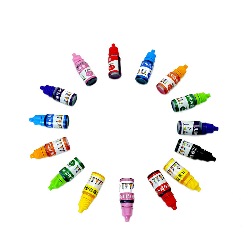Spot 10ml Scientific Experiment Food Grade Pigment DIY Pigment Handmade Soap Pigment Water Crystal Mud Pigment