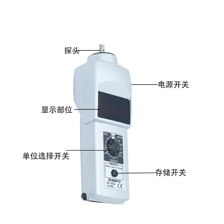 Negotiable Zz Contact Digital Tachometer Model: Hdu6-Dt-107A Library Number: M235646.