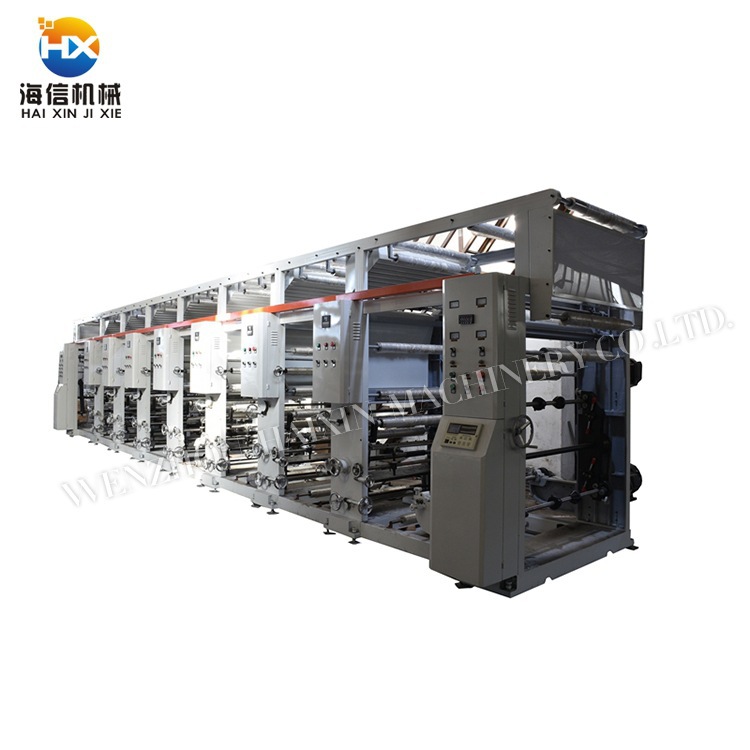 New Production of Gravure Printing Machine Ink Multi-Color Printing Machine Film Blowing Machine Plastic Bag Handbag Conjoined Printing Machine