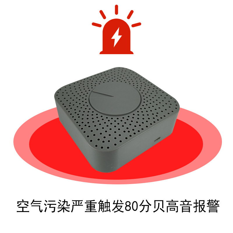 Zigbee Air Box Tuya Smart Five-In-One Formaldehyde Co2 Temperature and Humidity Smart Home Air Monitor