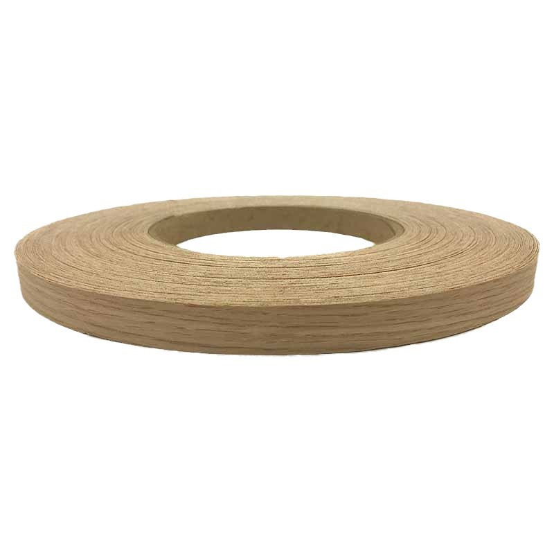 Self-adhesive edging 1.0mm mountain grain straight grain wood grain white oak leather real wood with Hot Melt Adhesive Wood edging strip