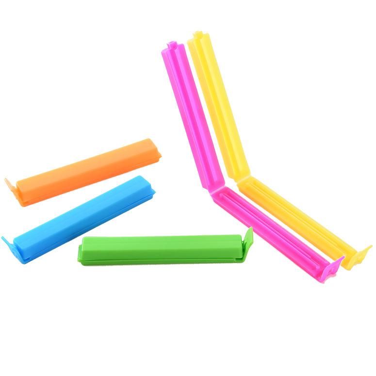 Creative Candy-Colored Sealing Clip Plastic Bag Sealing Clip Fresh Snack Food Clip Tea Sealing Clip Environmentally Friendly