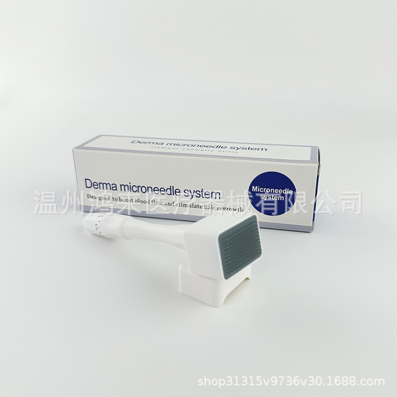 Cross-Border Amazon Disposable Skin Prick Needle 140-Needle Stamp-Style Scalp Seal Microneedle Mechanical Font Number