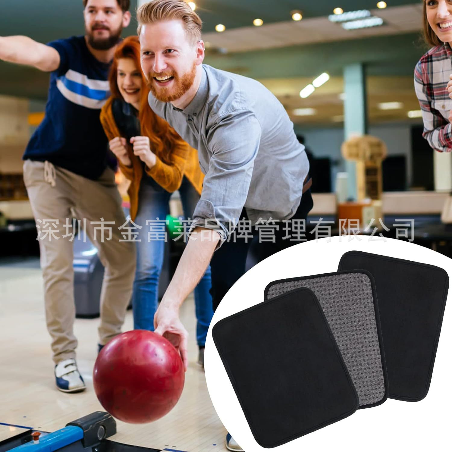 Cross-Border Bowling Ball Cleaning Cloth, Fine Fiber Bowling Ball Cleaning Towel, Can Wipe Off Bowling Ball Pad Towel