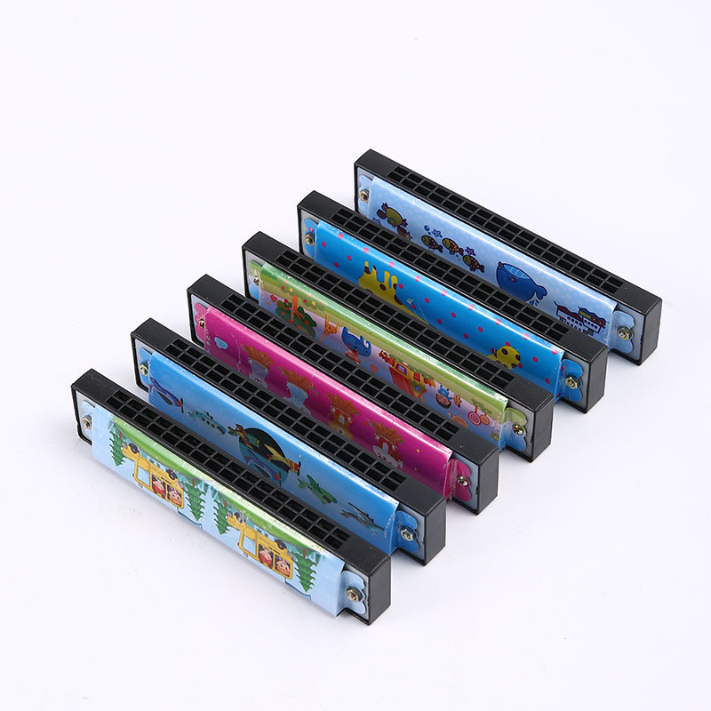 Children's Iron-sheet Harmonica 16-hole Kindergarten Primary School Students Beginners Playing Musical Instruments Harmonica Toys Cross-border Wholesale