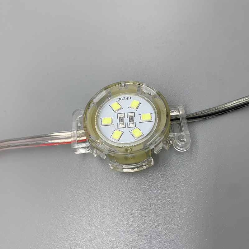 3cm LED point light source plaque advertising door signboard horse running light pixel light outdoor waterproof light building lighting