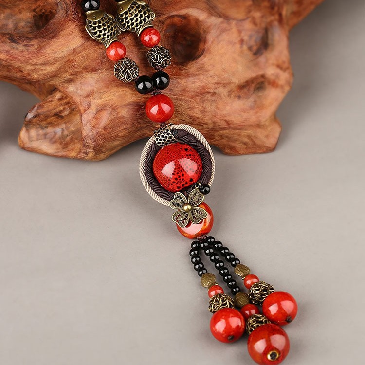 New Year Pendant, Ethnic Classical Spring and Autumn Accessories, Necklace Chain, Decorative New Style, New Year Fish