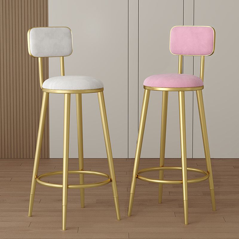 Bar Chair Modern Simple Gold Home Bar Stool High Chair Back Chair Iron Stool Nordic Bar Stool Wholesale