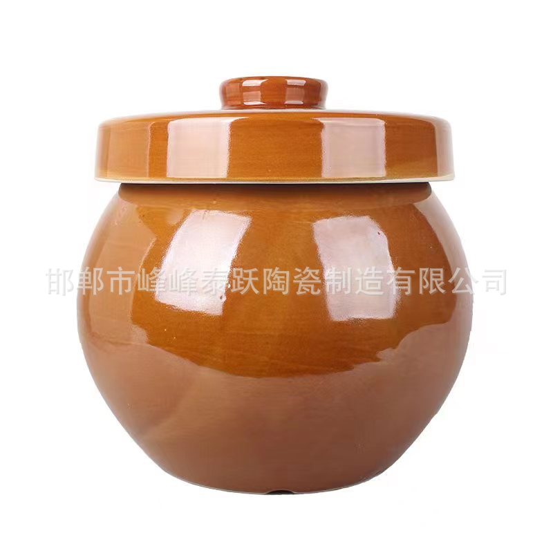 Commercial Thickened Heat-Resistant Earth Jar for Duck and Chicken Jar Packaging Custom Storage Jar Salt Baked Soup Jar for Duck in Grey Pond