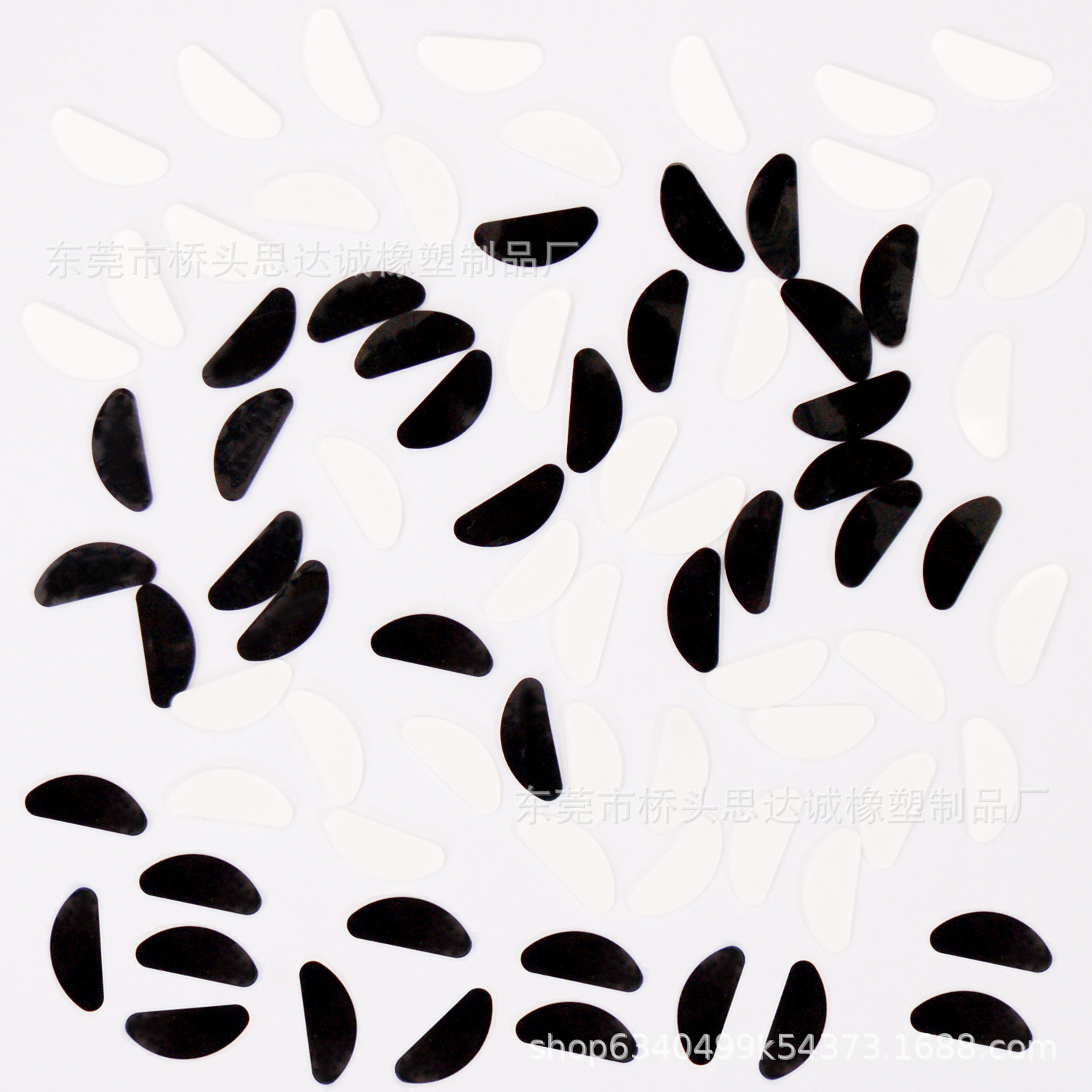 New D-shaped Silicone Nose Pad Glasses Silicone Anti-slip Increased Nose Pad Nose Bridge Pad Anti-indentation Nose Patch