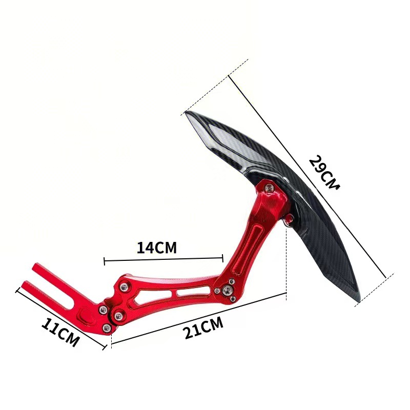 Mavericks Modified Accessories Fender N1/S U+B Uqi Electric Vehicle Little Monkey Rear Fender Shield Adjustable Universal