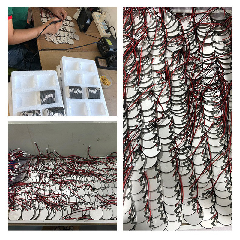 Ultrasonic Ceramic Sheet Transducer Sheet  Piezoelectric Ultra-Thin Ring Ultrasonic Cleaning Machine Transducer Patch Accessories