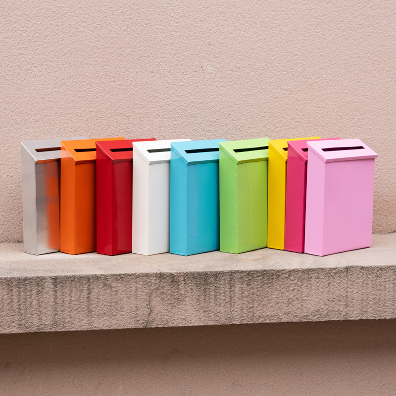 Creative simple mailbox without lock wall hanging home wall hanging decorative tin mailbox cross-border manufacturers wholesale