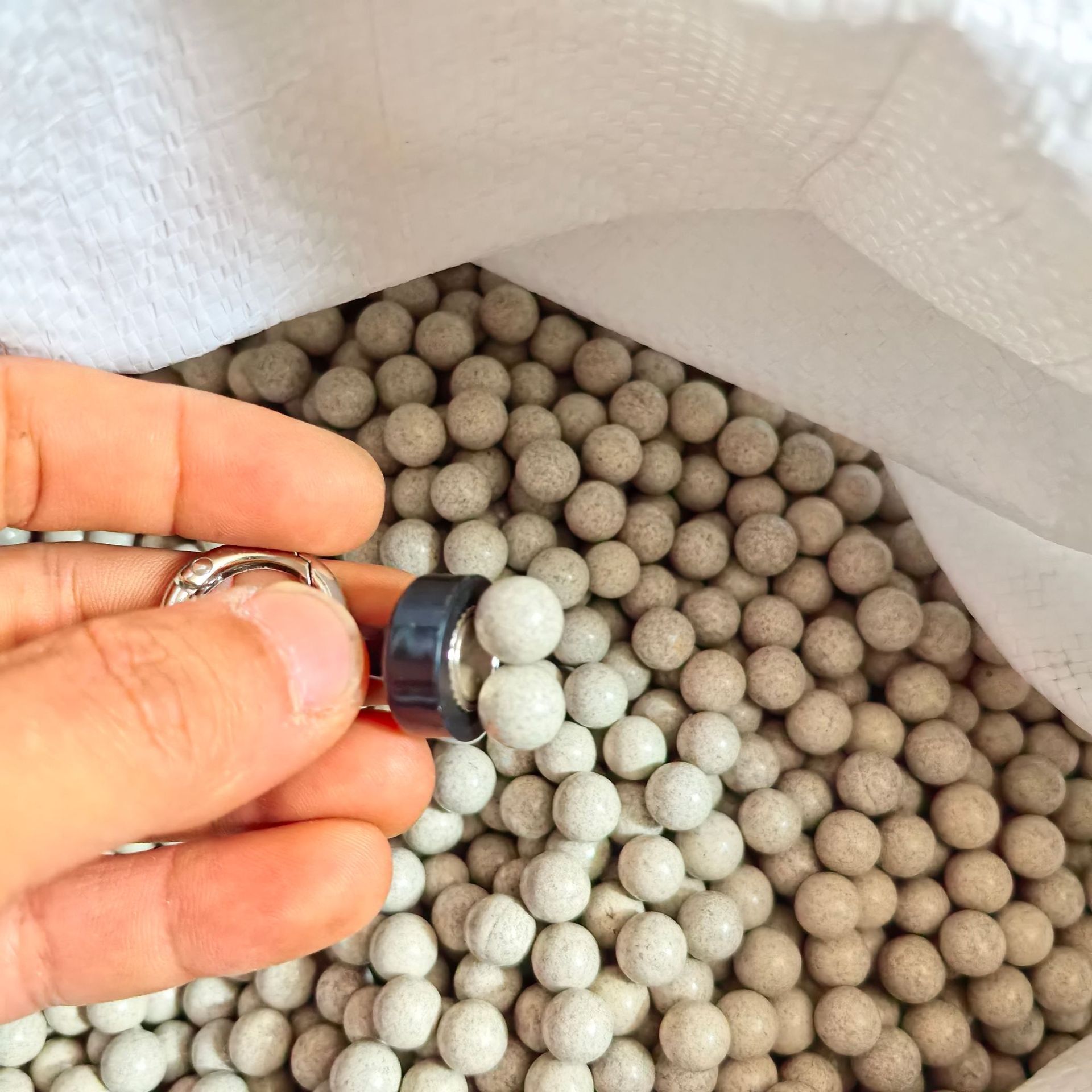 8-9-10mm factory wholesale slingshot weight plus hard mud pill bright surface hardness plus mud pill moisture-proof not dirty hands mud pill