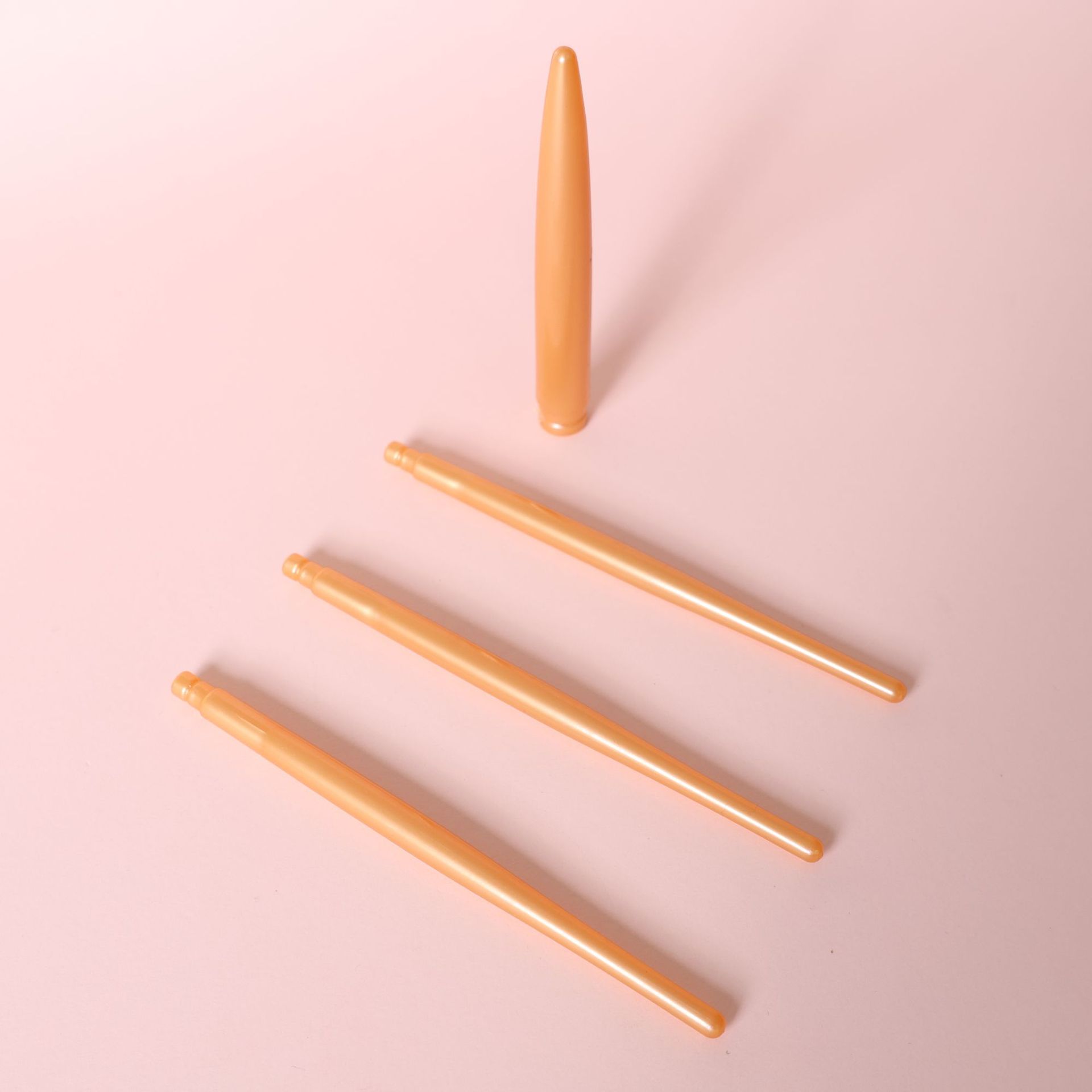 Semi-Finished Dopamine Makeup Brush Plastic Handle Affordable Multi-Functional Beauty Tool Accessories Wholesale Source Factory