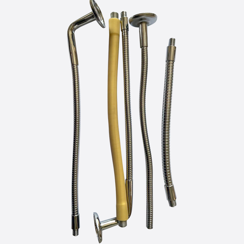 Led Imitation Silicone Table Lamp Hose Gooseneck Tube Stainless Steel Table Lamp Shaped Metal Hose Gooseneck Tube Bracket Factory