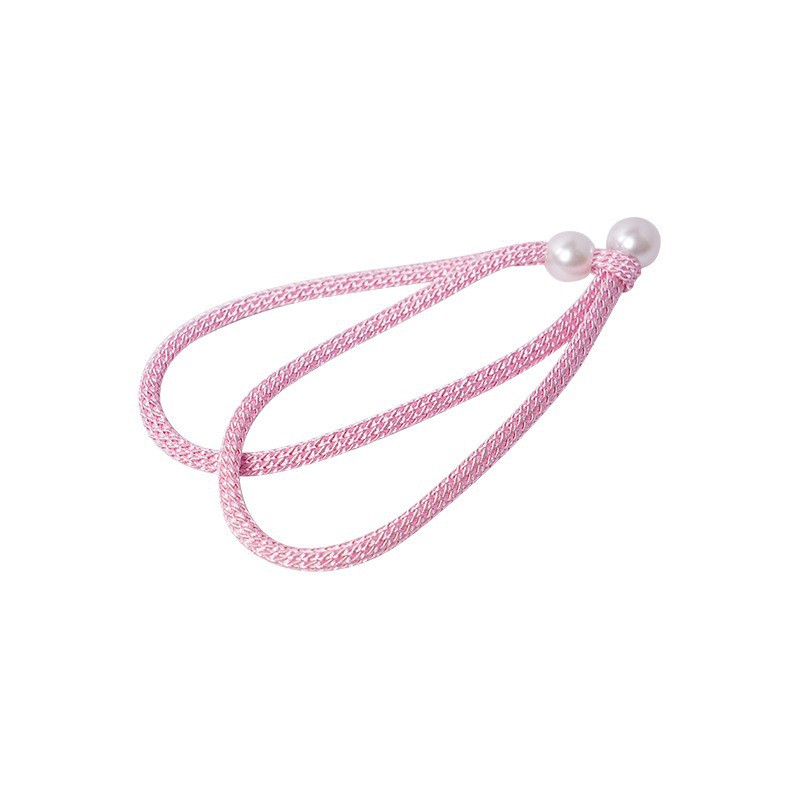 Factory Supply Simple Polyester Oriental Pearl Curtain Strap Curtain Accessories Pearl Curtain Buckle Strap