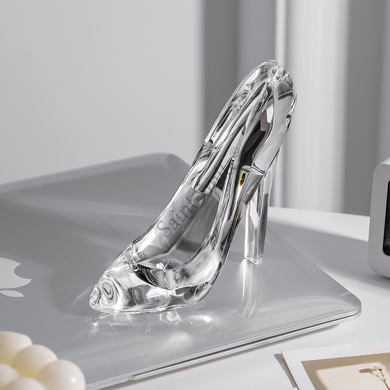 St. Sminter Transparent Acrylic Cinderella Crystal Shoes Wedding Romantic Gift for Girlfriend Gift Ornaments