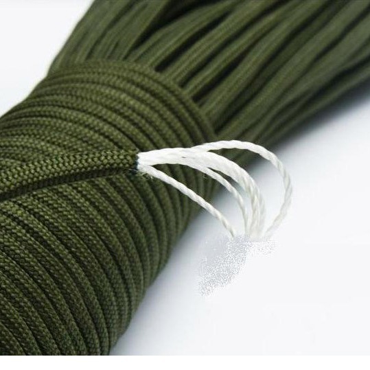 Outdoor Emergency Rope 7 Core 7 Core Umbrella Rope Outdoor Equipment Binding Rope Lifesaving Escape Tools Nylon Rope