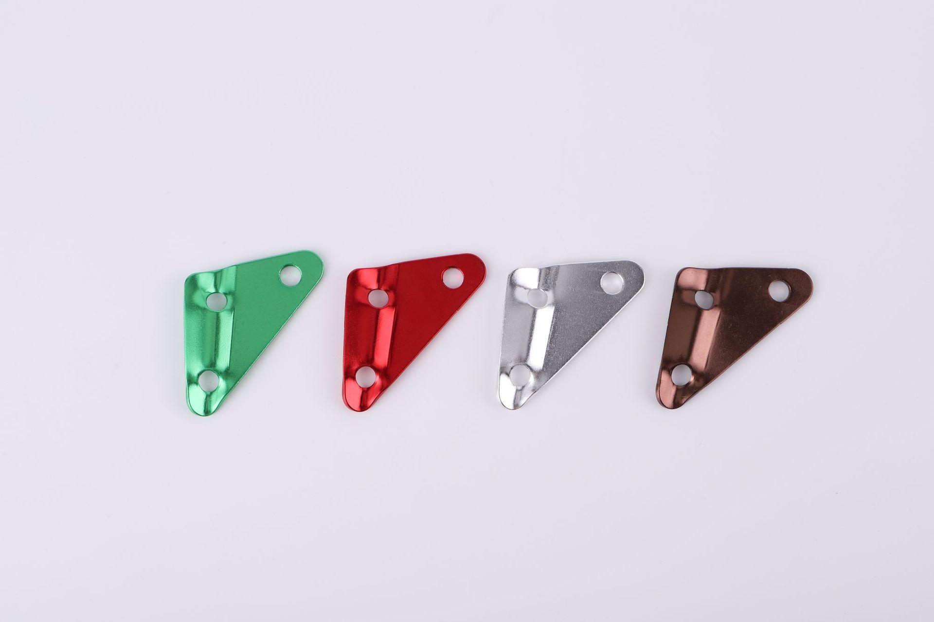 Large Aperture 8mm Aluminum Alloy Triangle Tent Canopy Wind Rope Buckle Triangle Adjustable Buckle Camping Outdoor