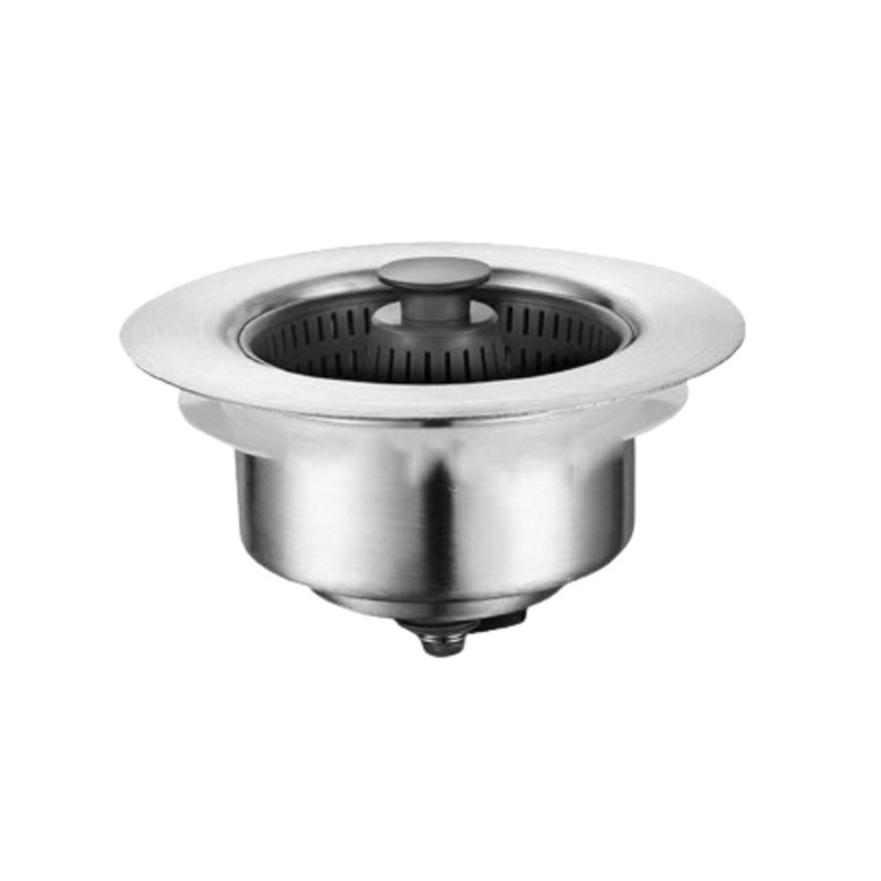 Stainless Steel Bounce Core Kitchen Sink Accessories Water Drainer Sink Filter Vegetable Basin Filter Basket Leakage Plug
