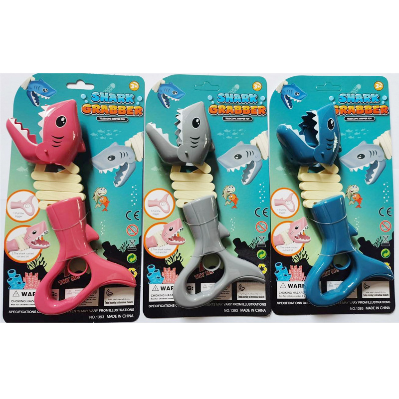 Dinosaur Clip, Dinosaur Animal Clip, Telescopic Shark Clip, Cartoon Dinosaur Manipulator, Pick-Up Pliers, Toy Clip