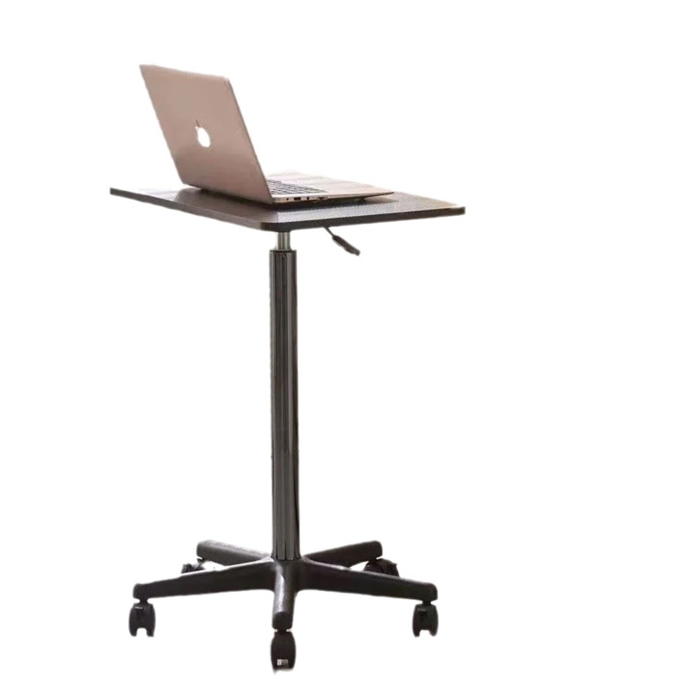 Mobile Lifting Table with Wheels, Small Bedside Standing Laptop Live Streaming Workbench Desk