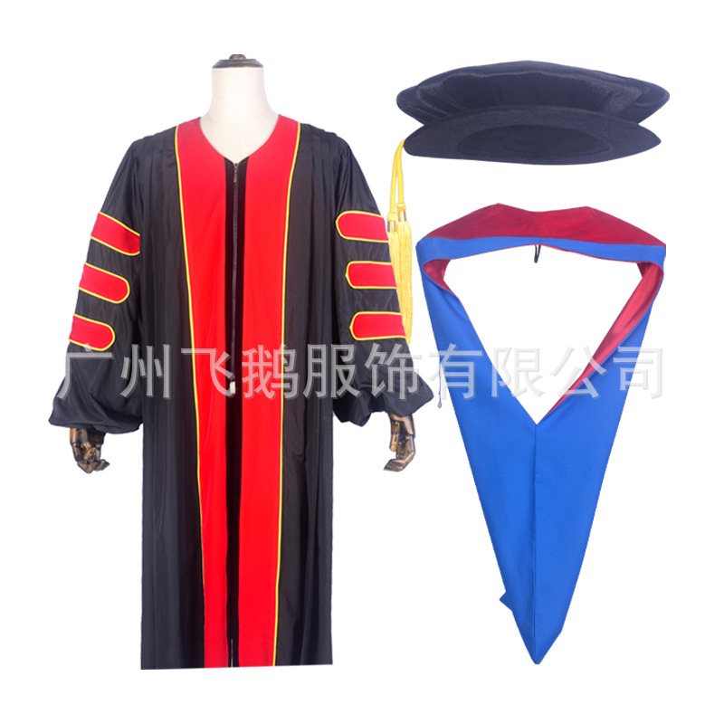Doctoral Gown, Bachelor's Gown, Master's Gown, Supervisor's Gown, Principal's Gown, University Graduation Gown Customization, Custom Processing