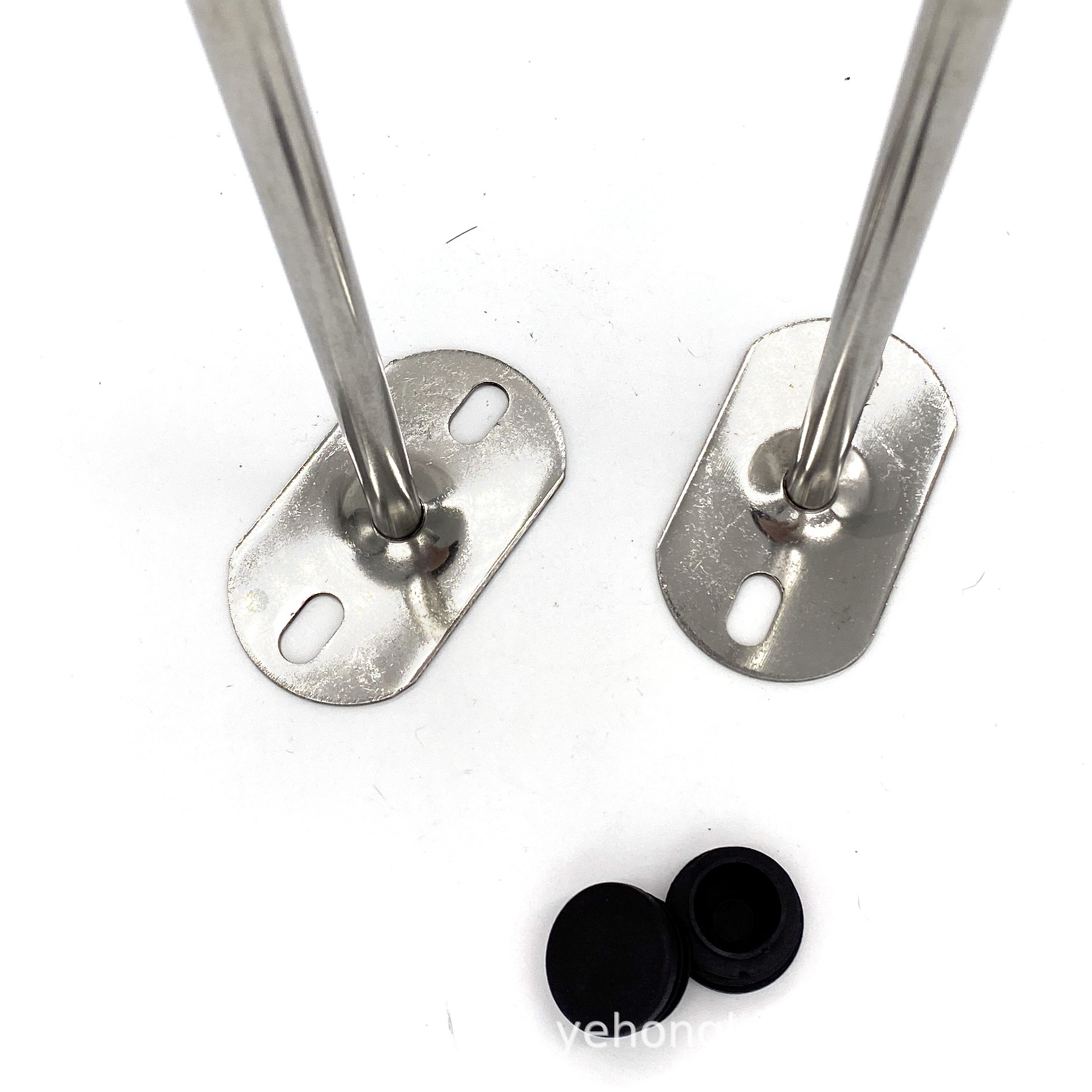 Thickened 25Mm/32Mm Stainless Steel Balcony Solid Hanging Rod Hollow Top-Mounted Flange Base Clothes Drying Rod Base