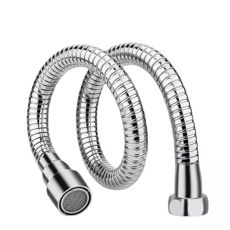 Universal Faucet Extender Stainless Steel Mop Sink Extension Booster Splash-Proof Gadget Universal Head