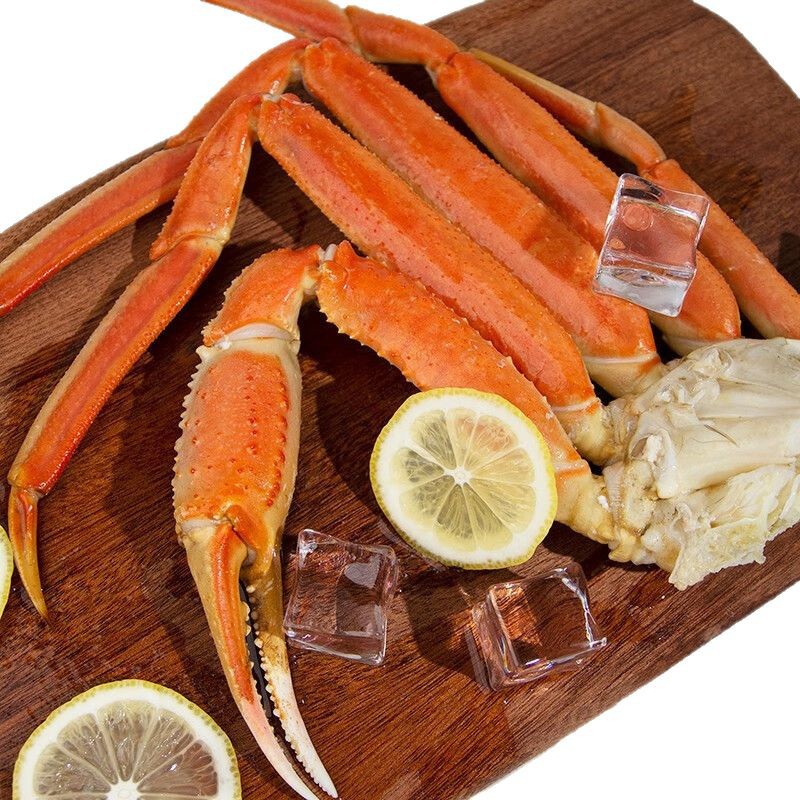 Red crab leg frozen boiled red snow crab limb crab seafood self-service hot pot fresh fishing commercial ingredients crab leg commercial batch