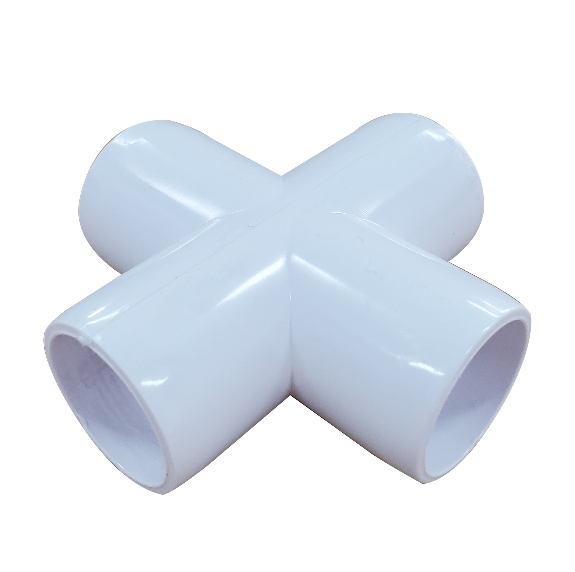 Cross-Border American Standard Furniture Grade Astm Sch40 Furniture Grade Upvc Cross Plane Four-Way Pipe Fittings Four-Way Cross