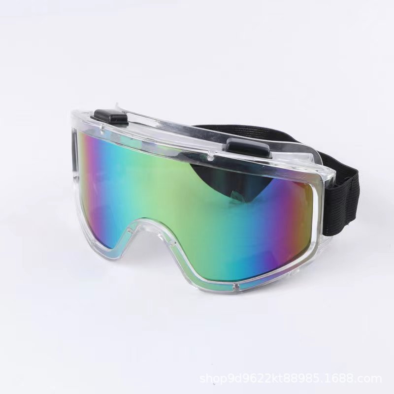 Cross-border supply ski goggles wearable glasses motorcycle windproof goggles outdoor mountaineering colorful sports riding glasses