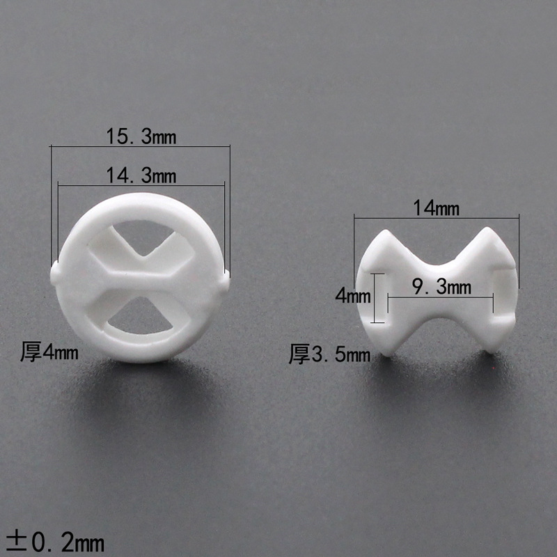 Faucet All-Copper Valve Core Accessories Ceramic Sheet Silicone Gasket Sealing Ring Washing Machine Quick-Open Angle Valve Ceramic Core