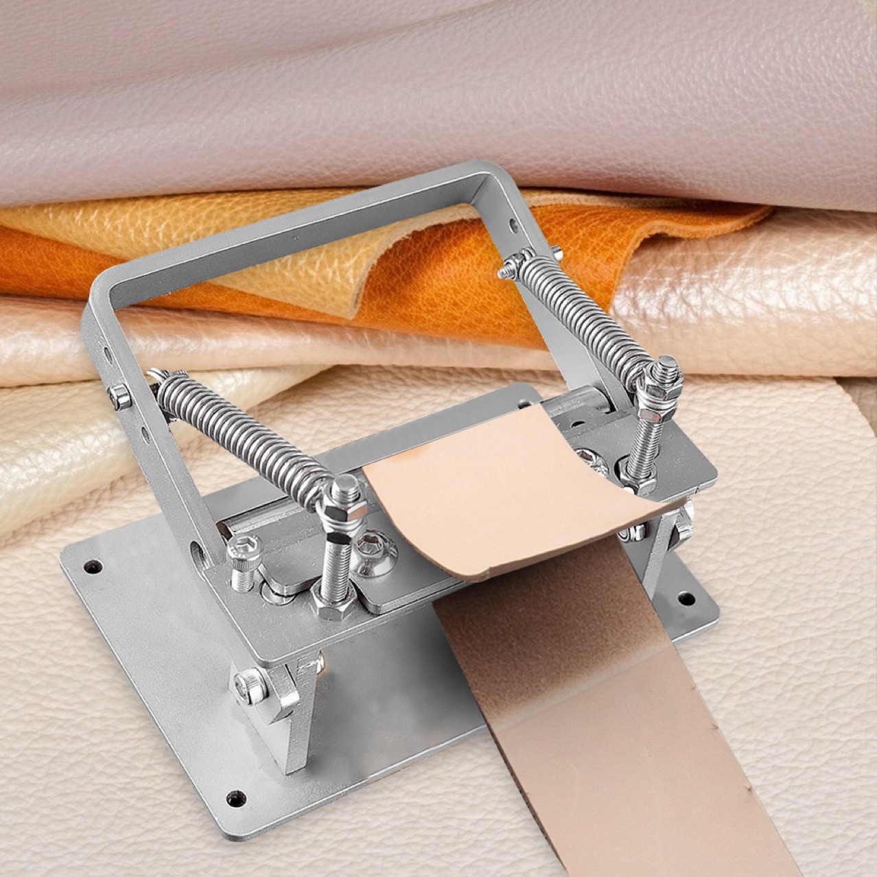 Stainless Steel Manual Leather Thinning Machine Cowhide Thinning Knife Soft and Hard Horse Hip Vegetable Tanned Leather Belt Watch Strap Thinning Machine