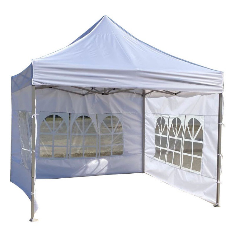 Customized White Wedding Advertising Tent Camping Spring Outing Outdoor Foldableing Sunshade Awning Stall Retractable Exhibition Tent