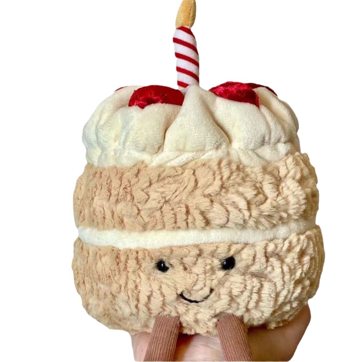 Cute Strawberry Cake Simulation Birthday Cake Plush Toy Girls Gift